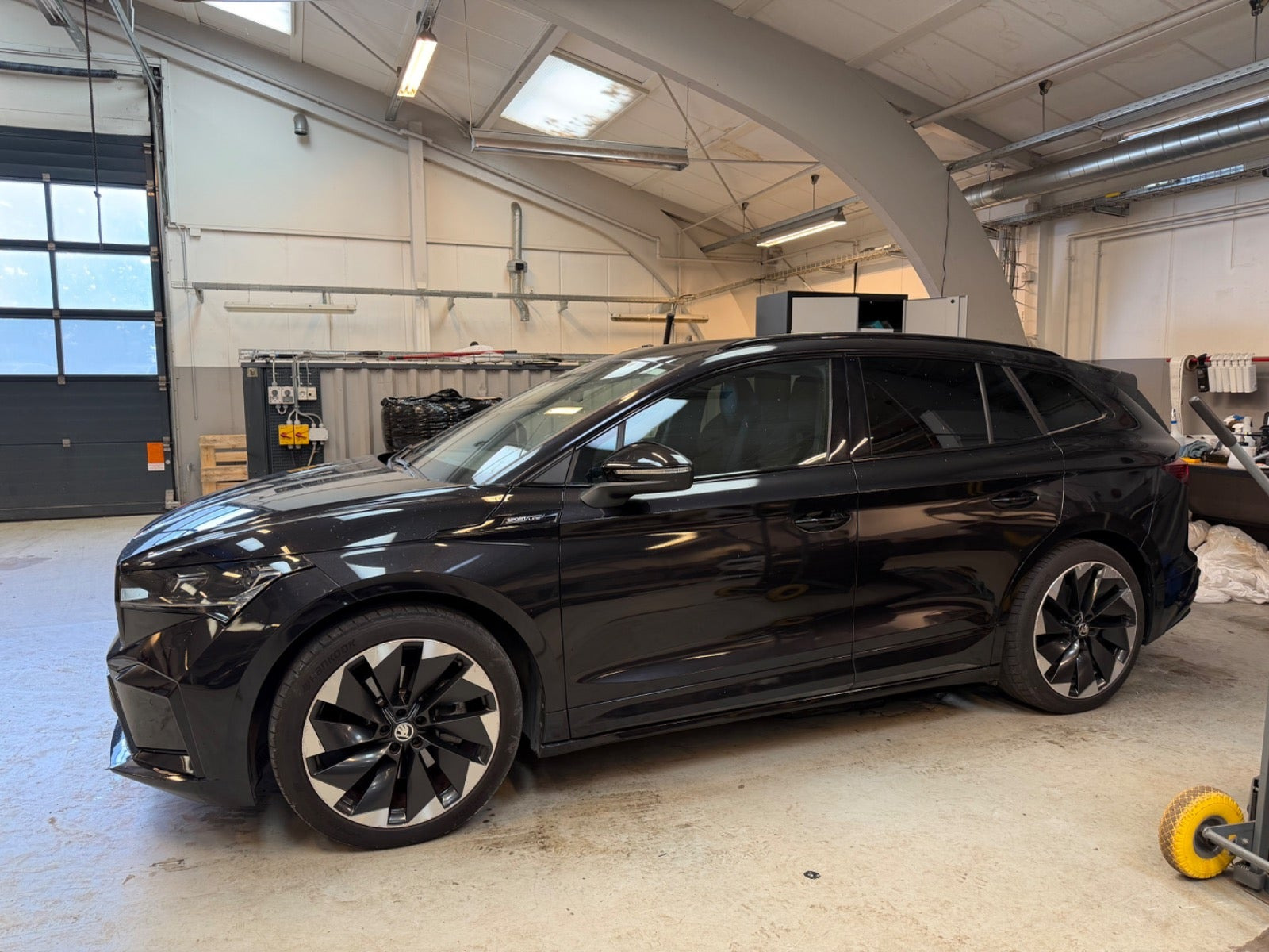 Grøn Skoda Enyaq fra 2022