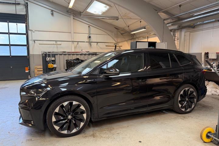Grøn Skoda Enyaq fra 2022