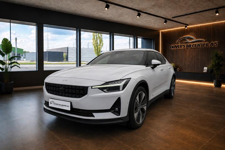 Hvid Polestar 2 fra 2023