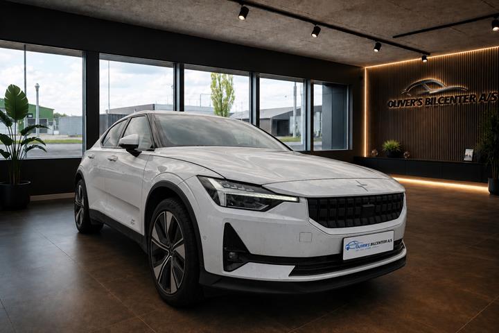 Hvid Polestar 2 fra 2023