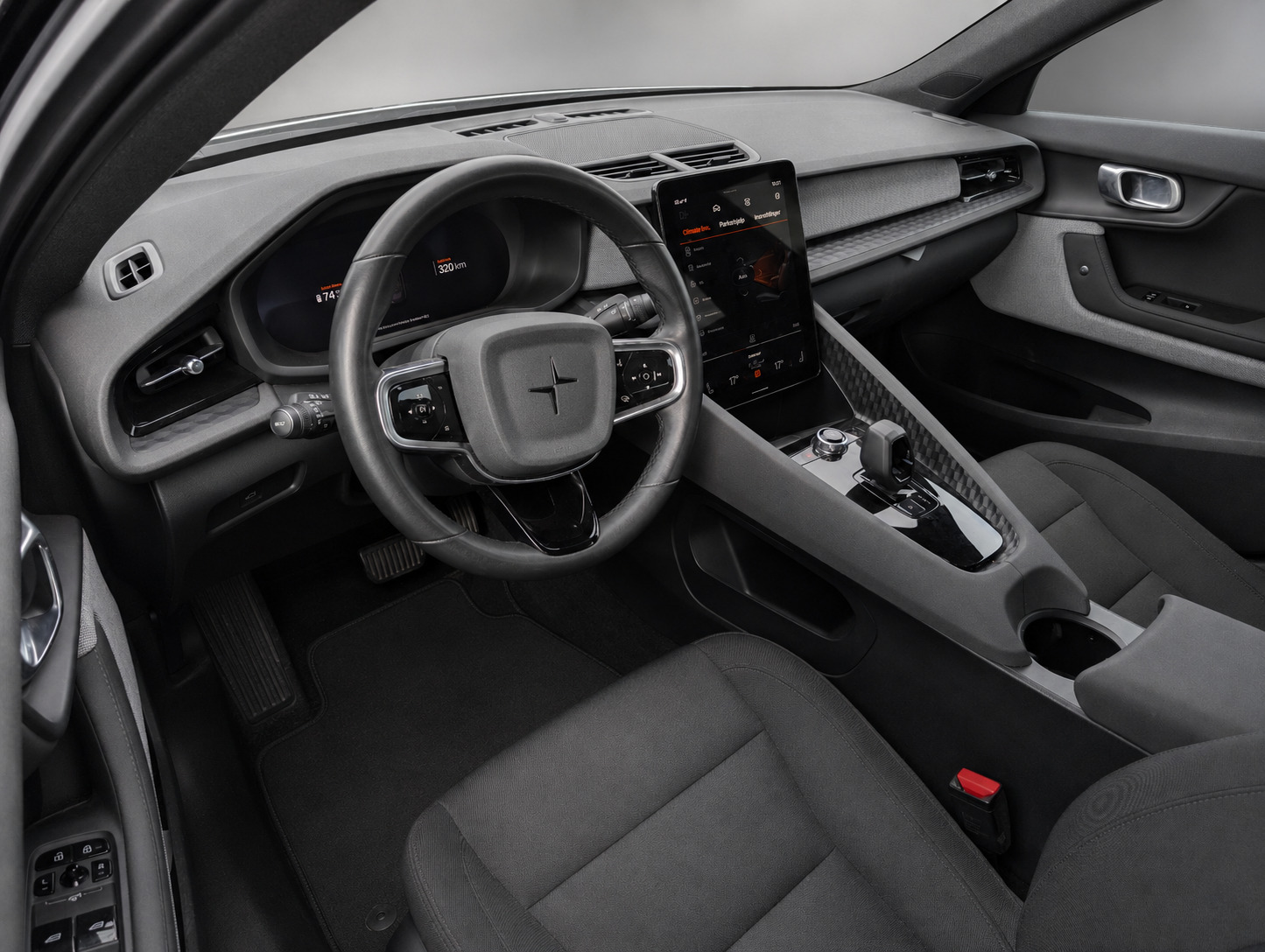 Hvid Polestar 2 fra 2023