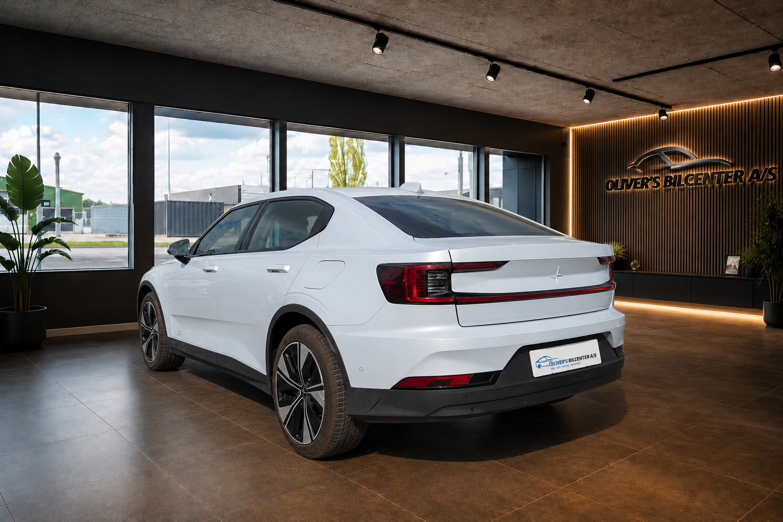 Sølv Polestar 2 fra 2022