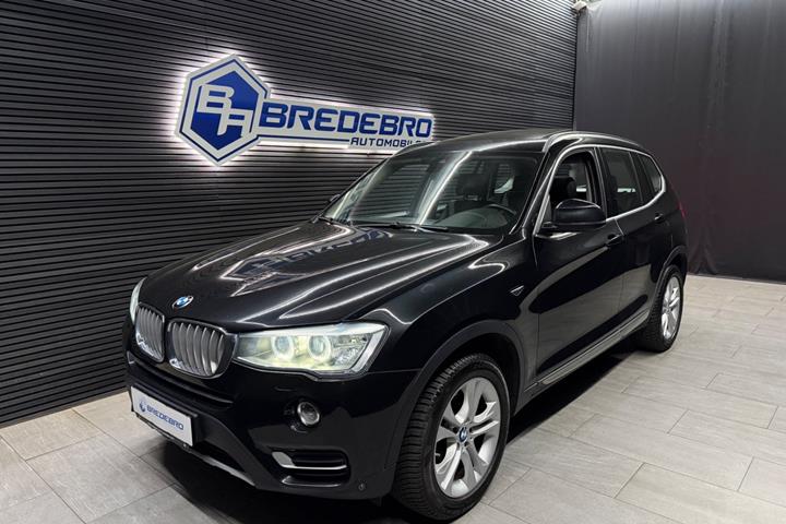 Sort BMW X3 fra 2015