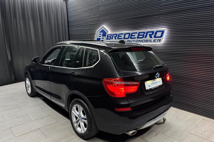 Sort BMW X3 fra 2015