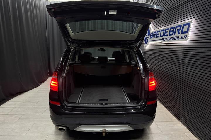Sort BMW X3 fra 2015