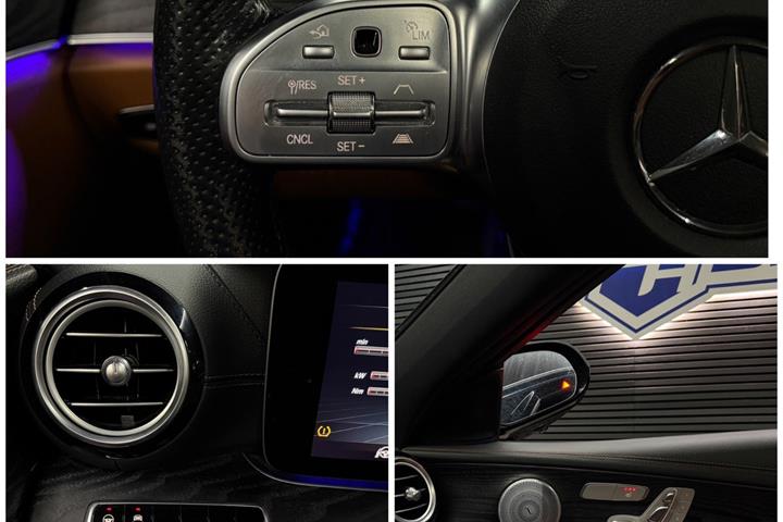 Grå Mercedes E220 d fra 2019