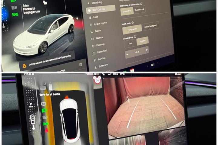 Hvid Tesla Model 3 fra 2024