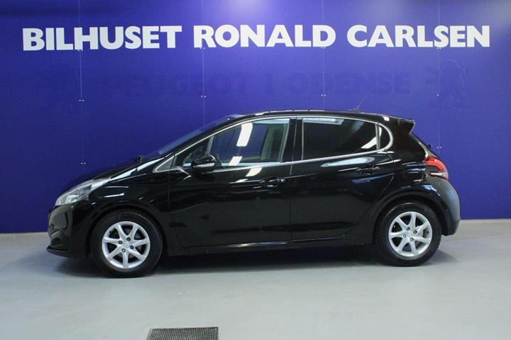 Sort Peugeot 208 fra 2019