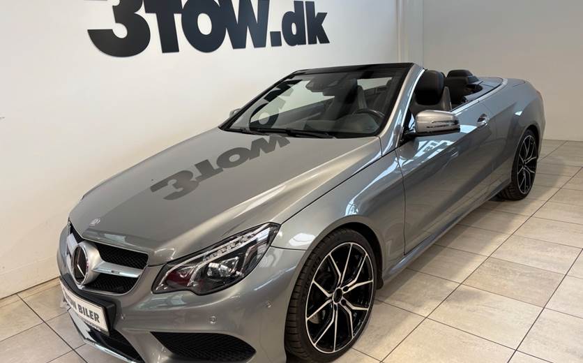 Mercedes E350 3,0 BlueTEC AMG Line Cabriolet aut.