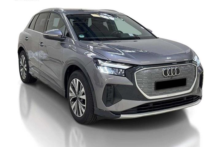 Grå Audi Q4 e-tron fra 2024