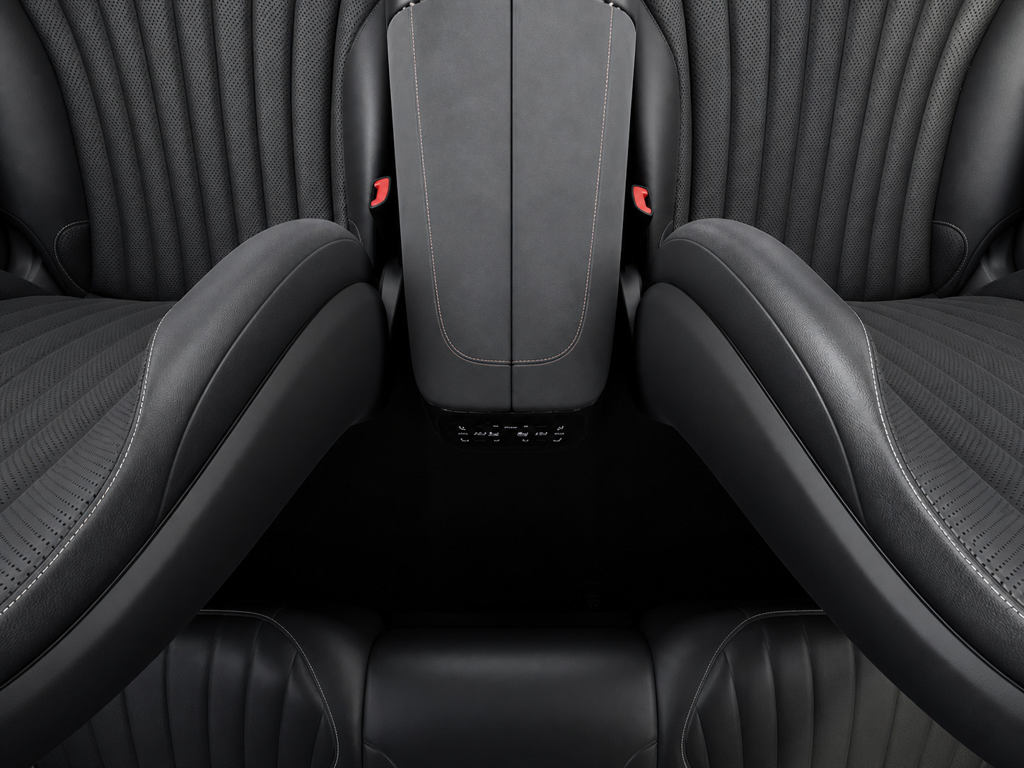 Grøn Mercedes EQS 580 fra 2024