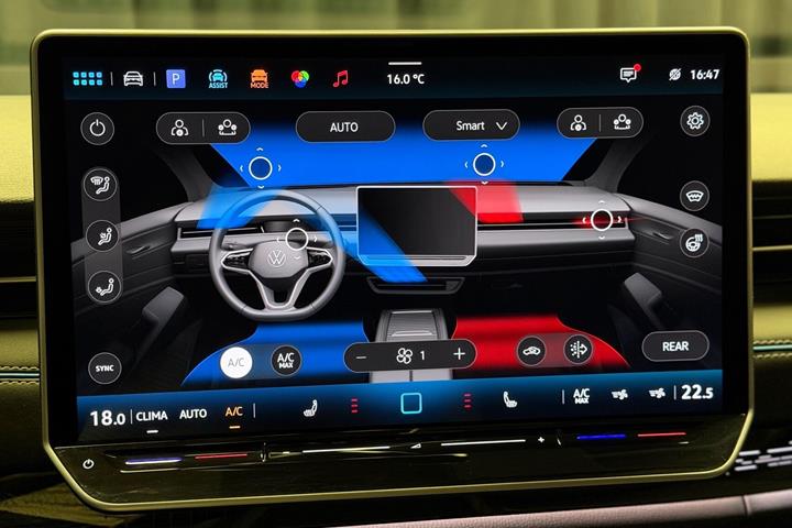 Sølv VW ID.7 fra 2023
