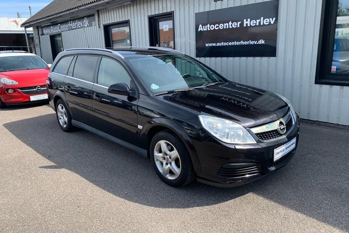 Sort Opel Vectra fra 2008