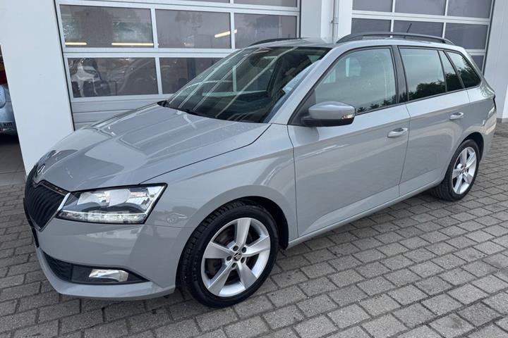 Grå Skoda Fabia fra 2022