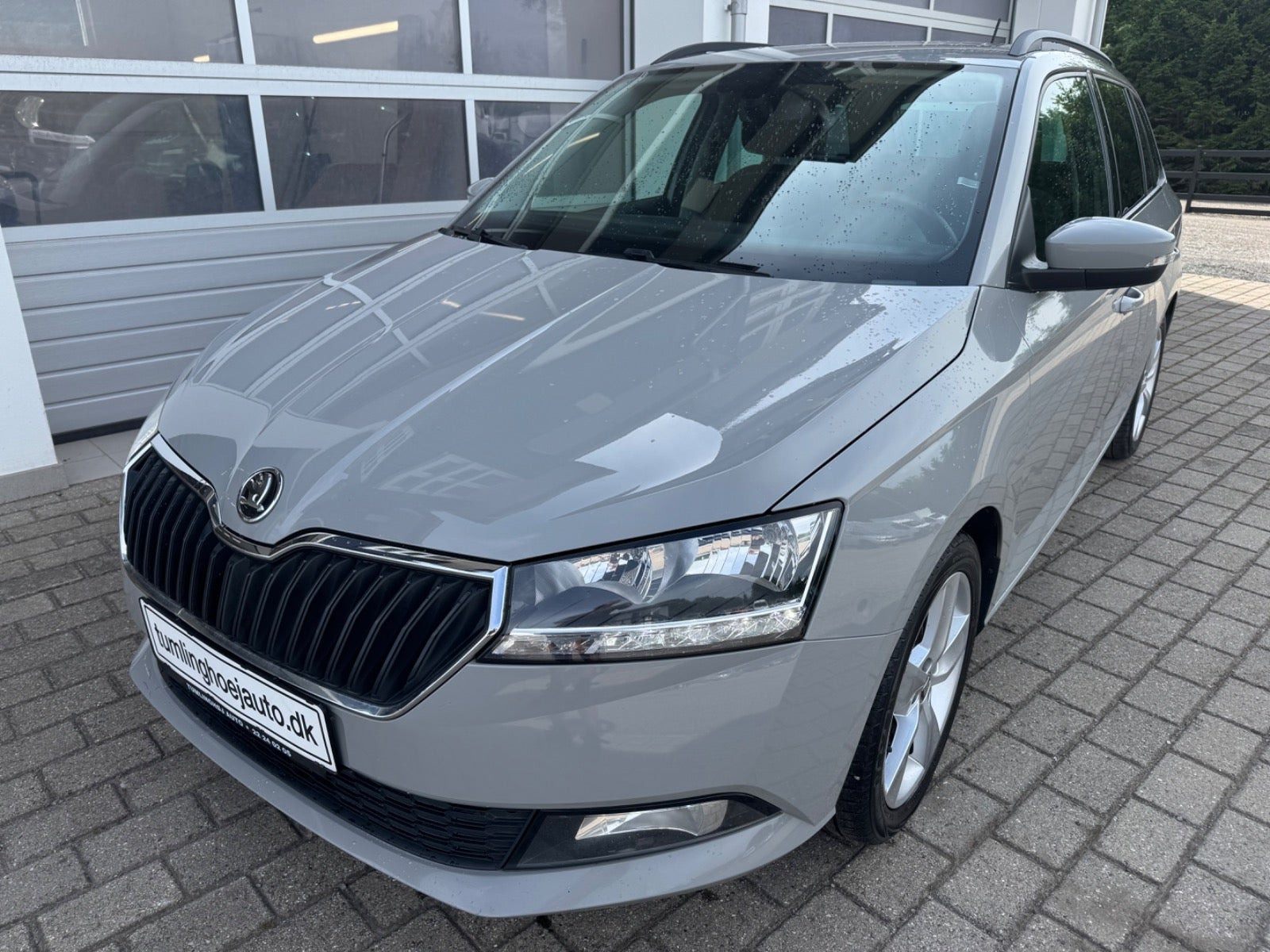 Grå Skoda Fabia fra 2022