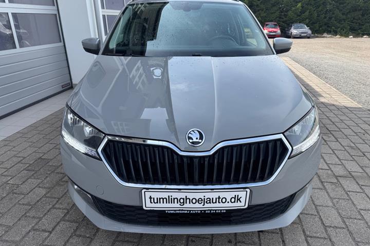 Grå Skoda Fabia fra 2022