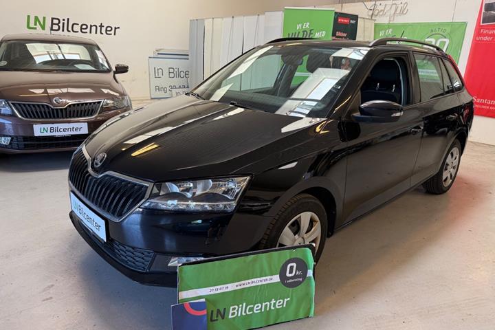 Sort Skoda Fabia fra 2020