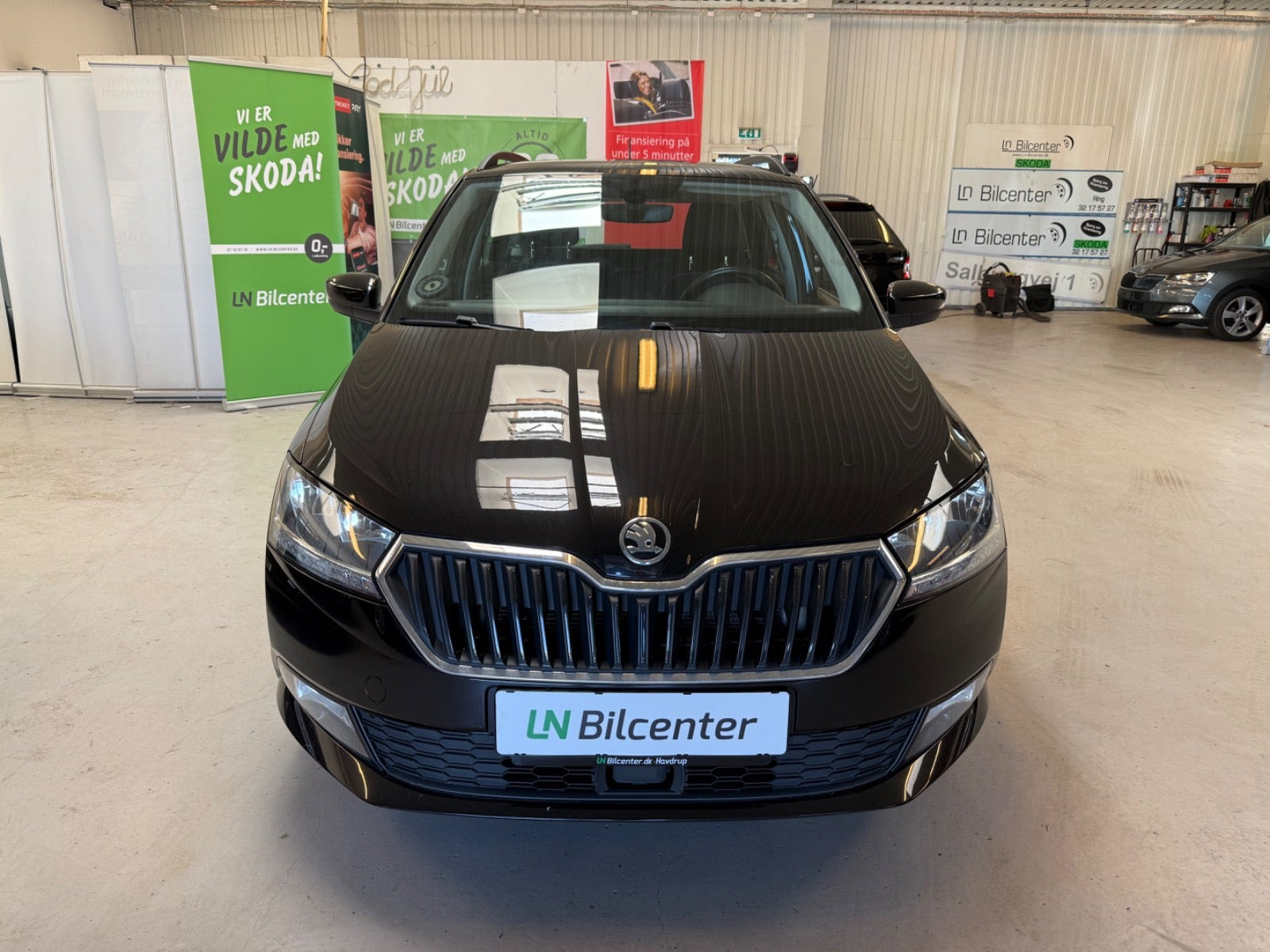 Sort Skoda Fabia fra 2020