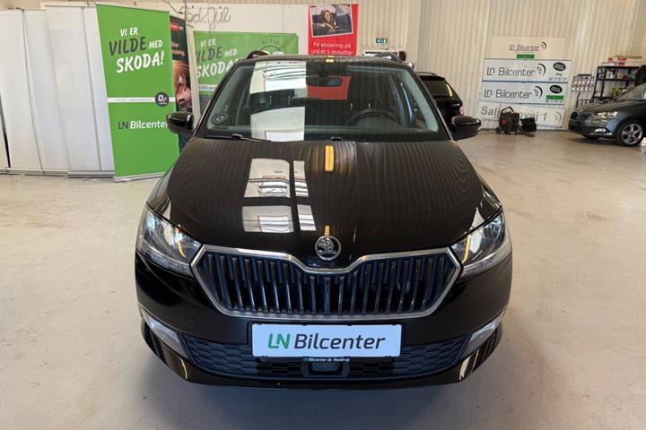 Sort Skoda Fabia fra 2020