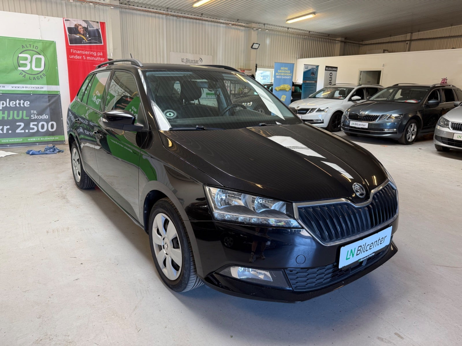 Sort Skoda Fabia fra 2020