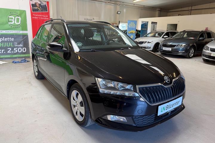 Sort Skoda Fabia fra 2020