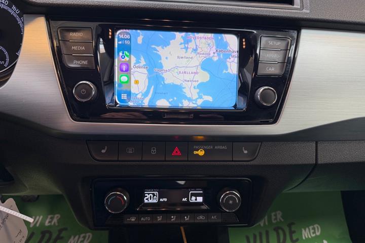Sort Skoda Fabia fra 2020