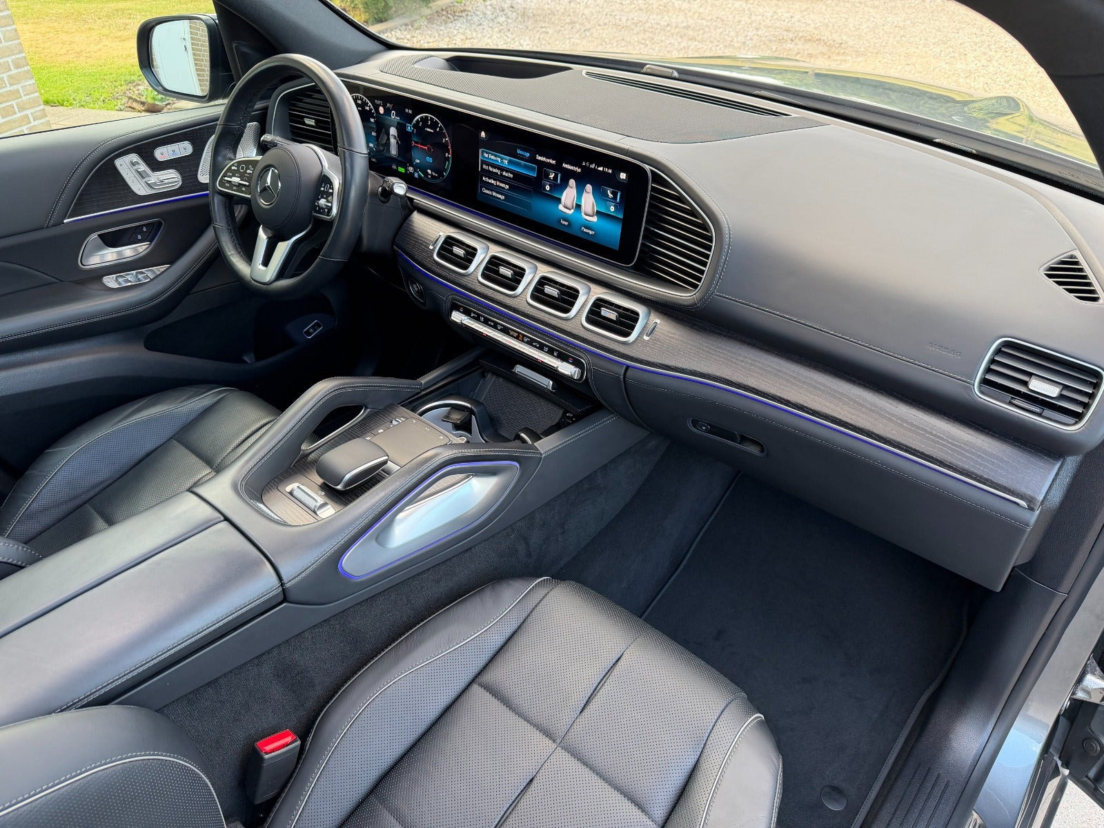 Grå Mercedes GLE350 de fra 2022
