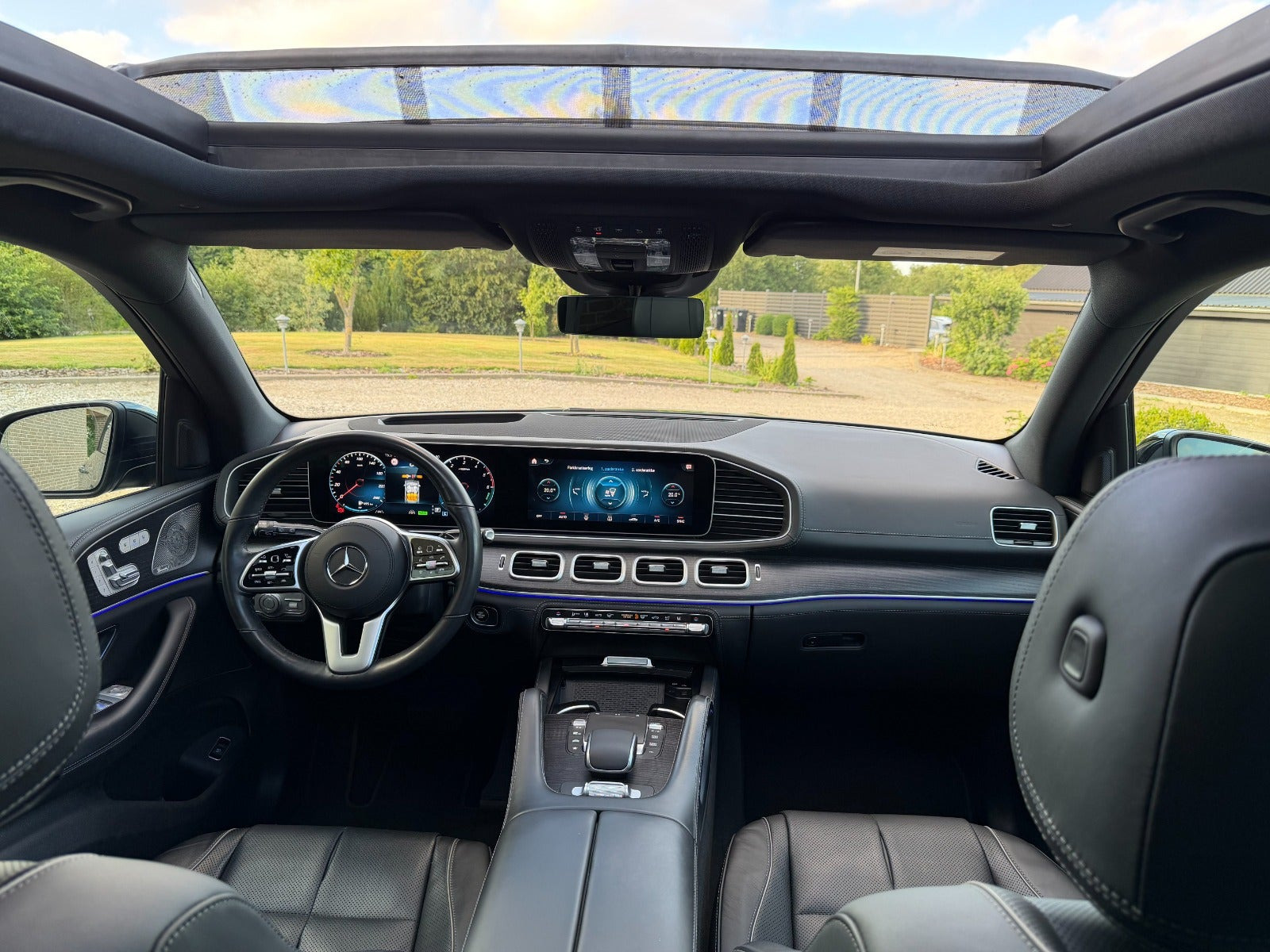 Grå Mercedes GLE350 de fra 2022