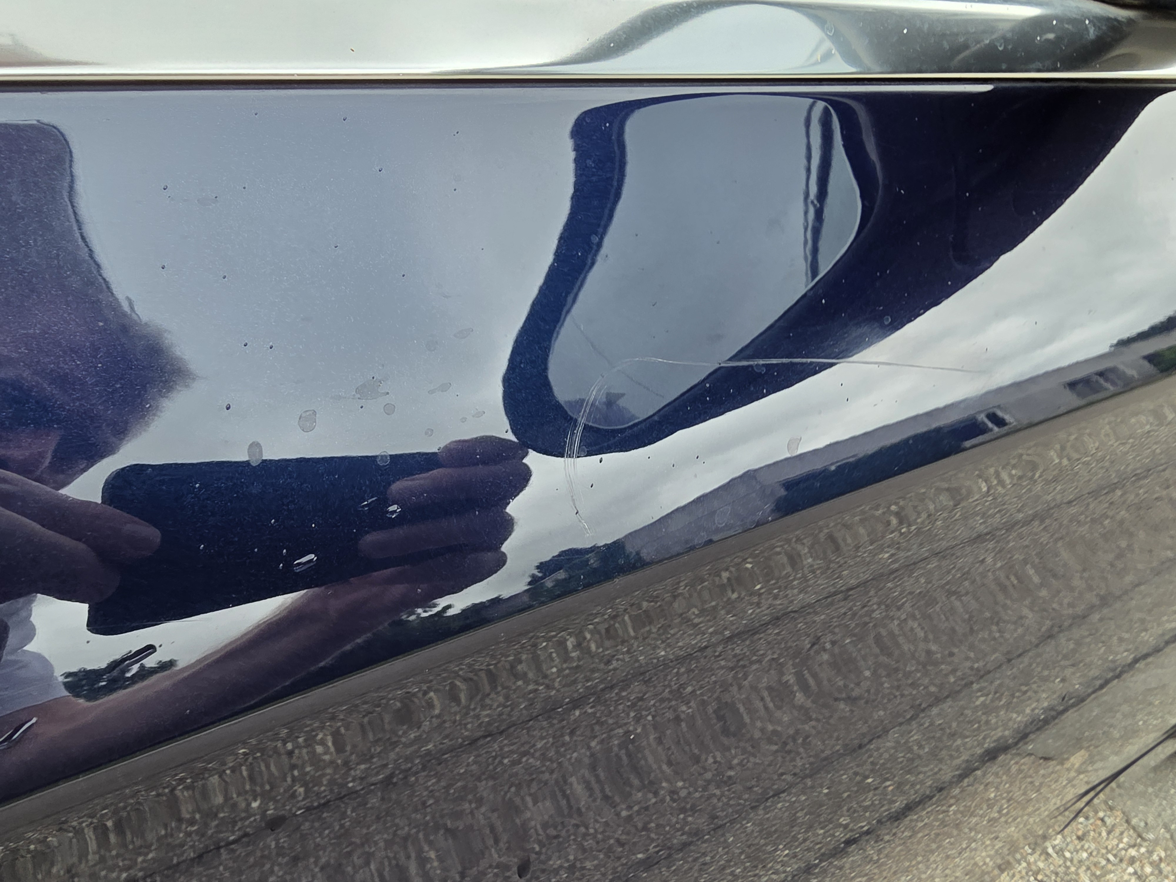 Blå Mercedes E-Klasse fra 2018