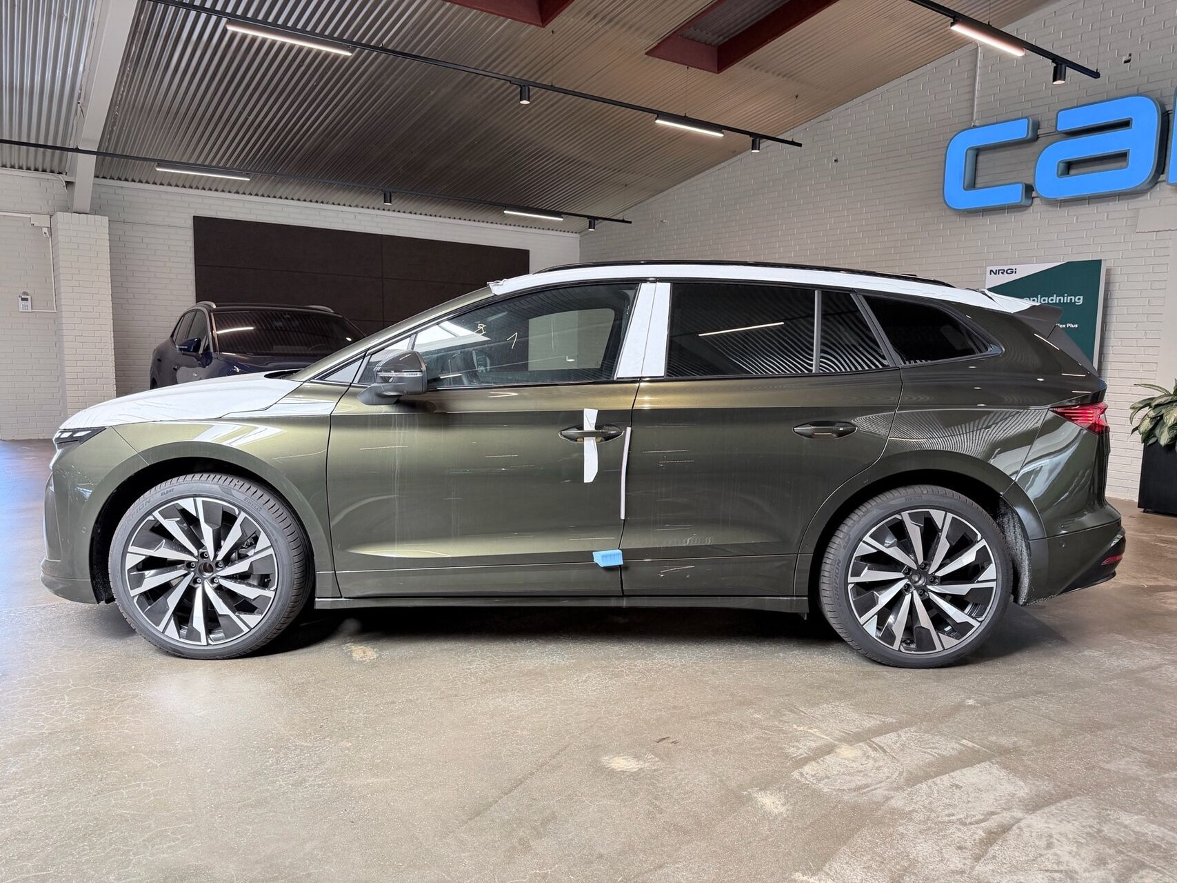 Grøn Skoda Enyaq fra 2026