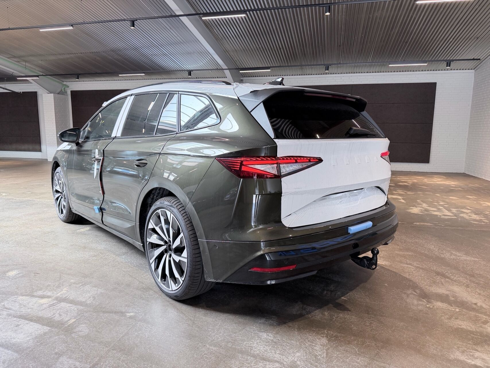 Grøn Skoda Enyaq fra 2026