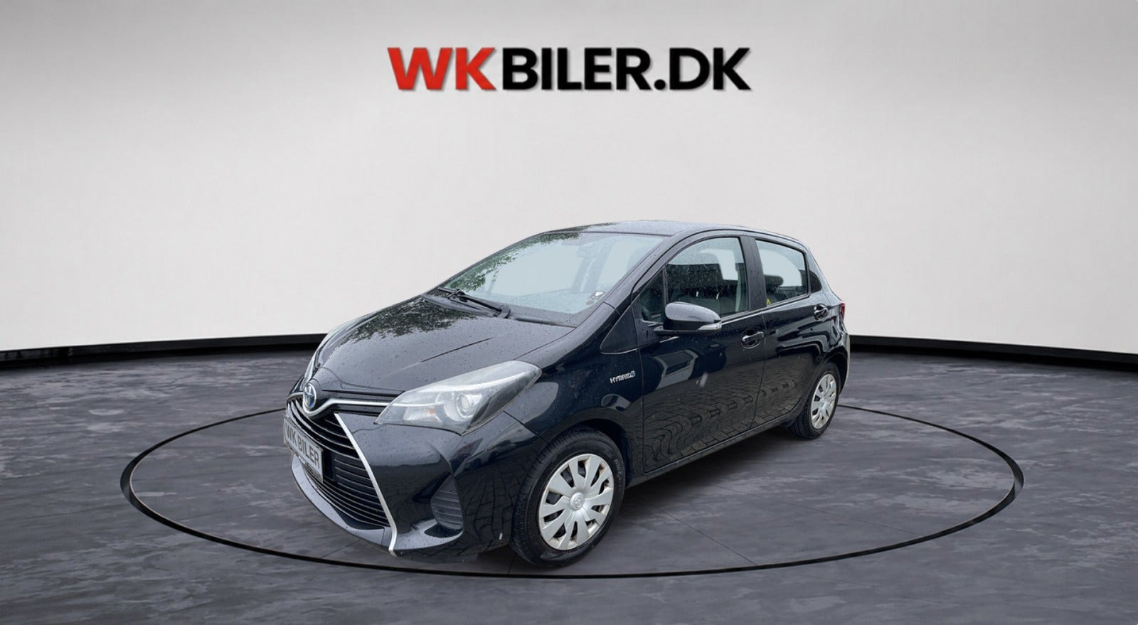 Sort Toyota Yaris fra 2015