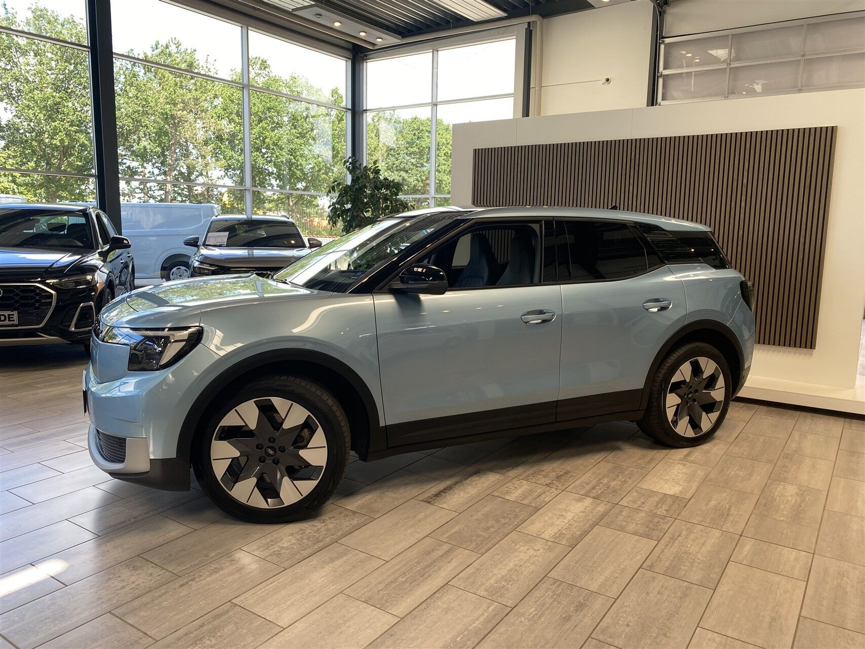 Blå Ford Explorer fra 2025
