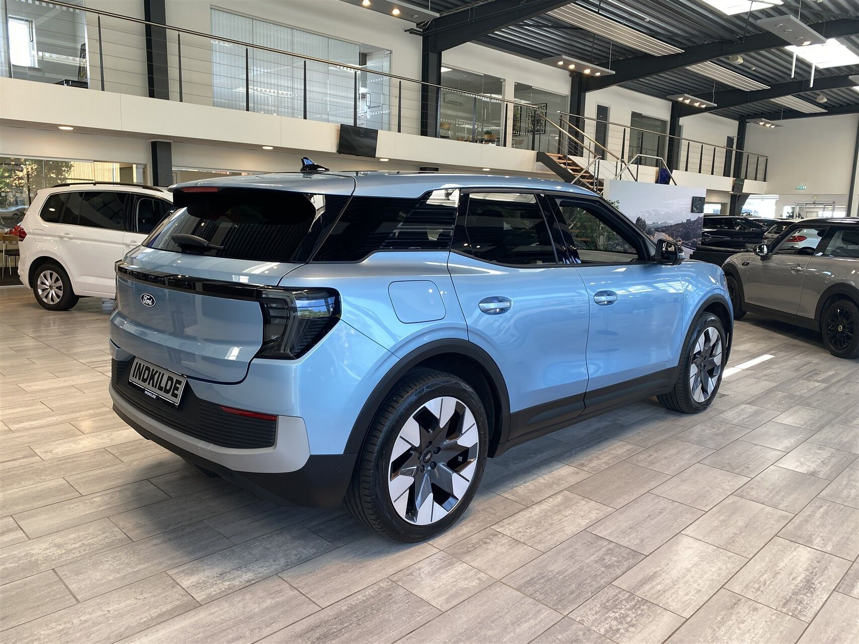 Blå Ford Explorer fra 2025