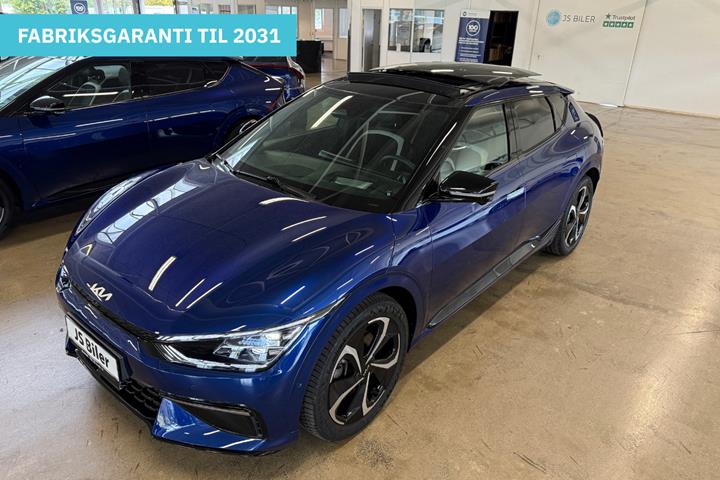Blå Kia EV6 fra 2024