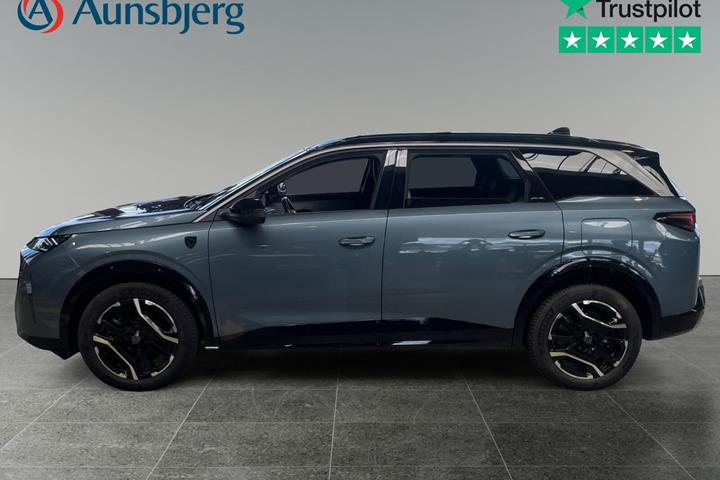 Blå Peugeot e-5008 fra 2025