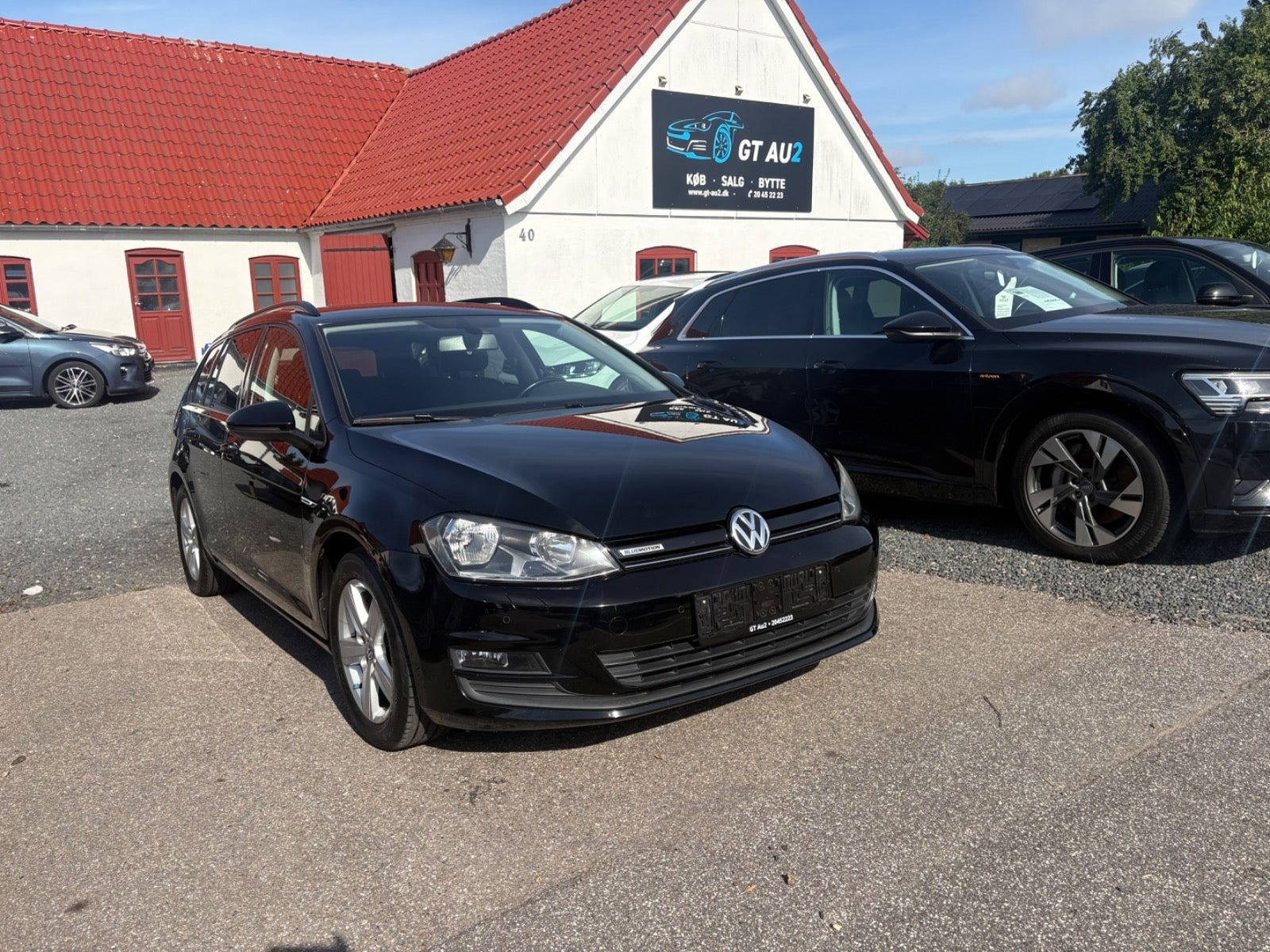 Sort VW Golf VII fra 2015