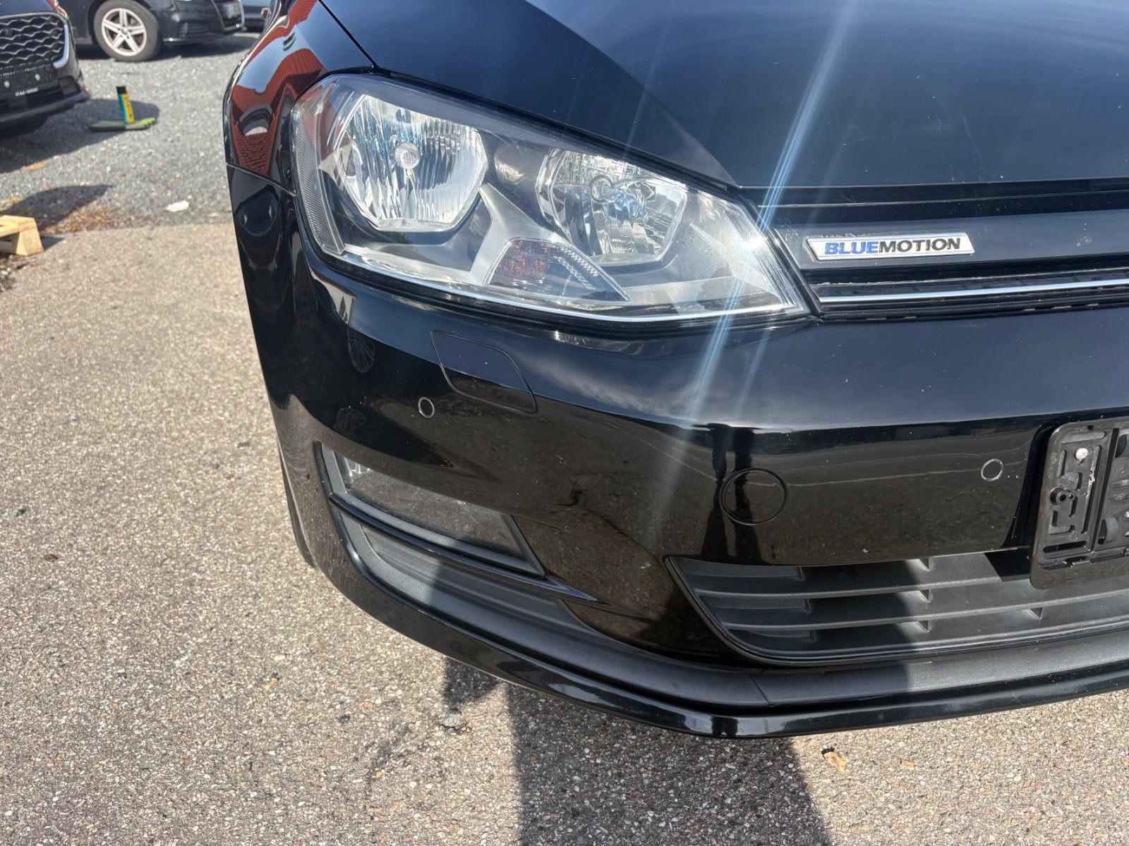 Sort VW Golf VII fra 2015