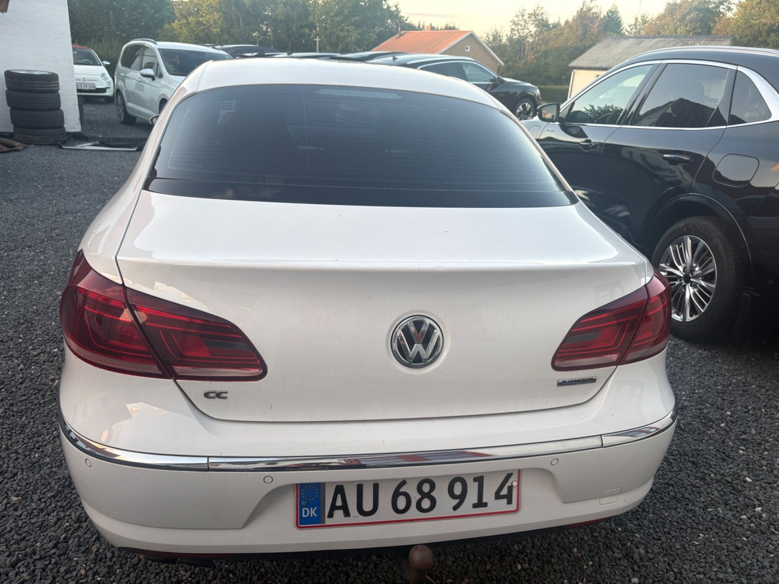 Hvid VW CC fra 2014