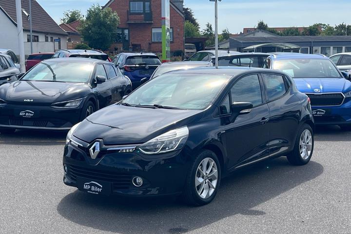 Sort Renault Clio IV fra 2016 set udefra