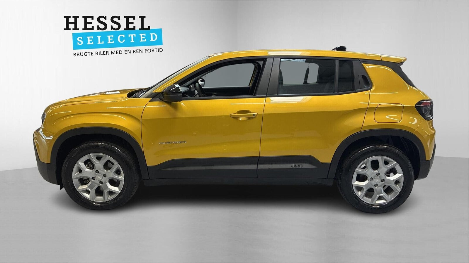 Gul Jeep Avenger fra 2025