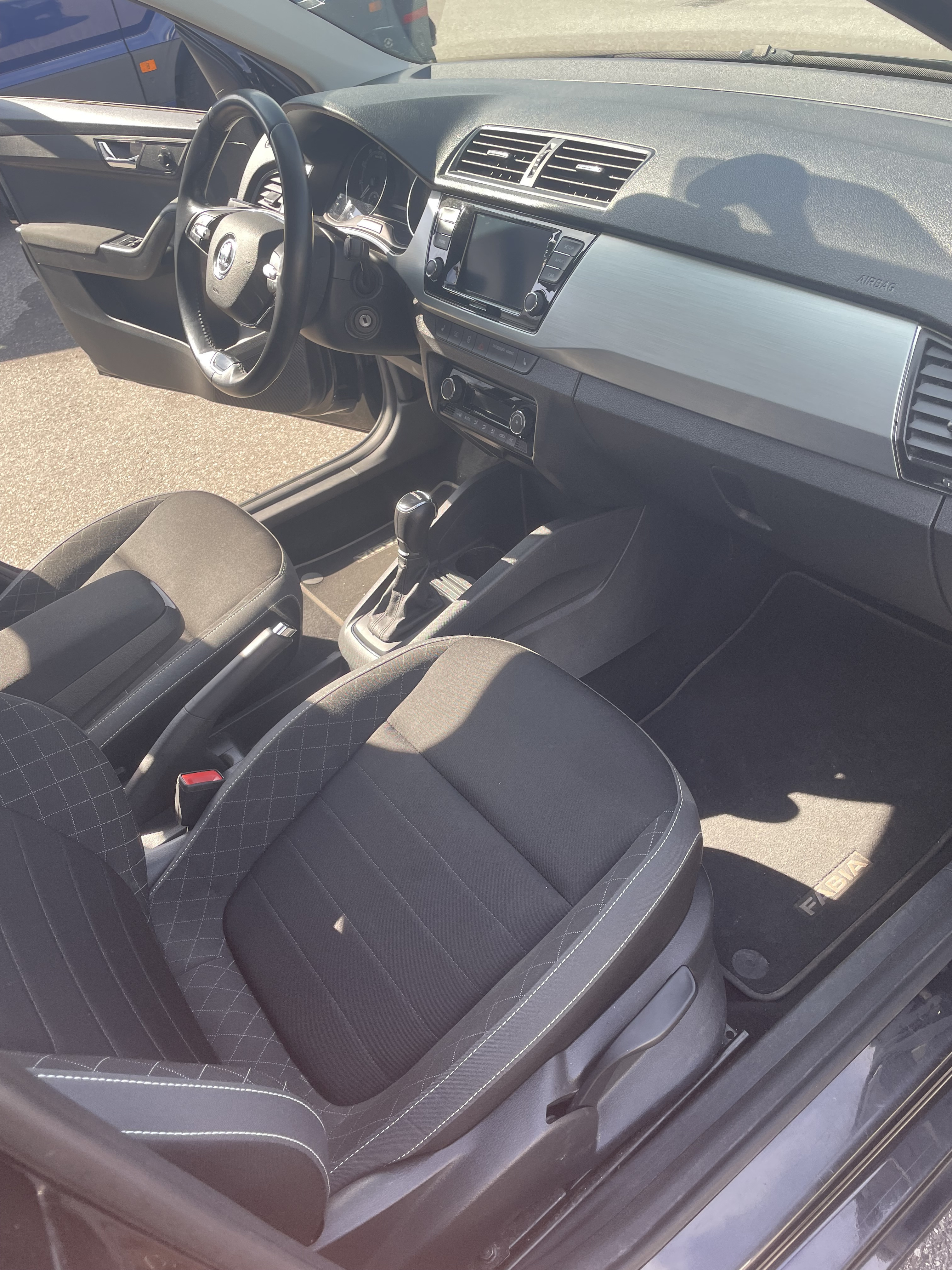 Sort Skoda Fabia fra 2021