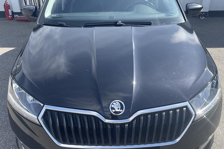 Sort Skoda Fabia fra 2021