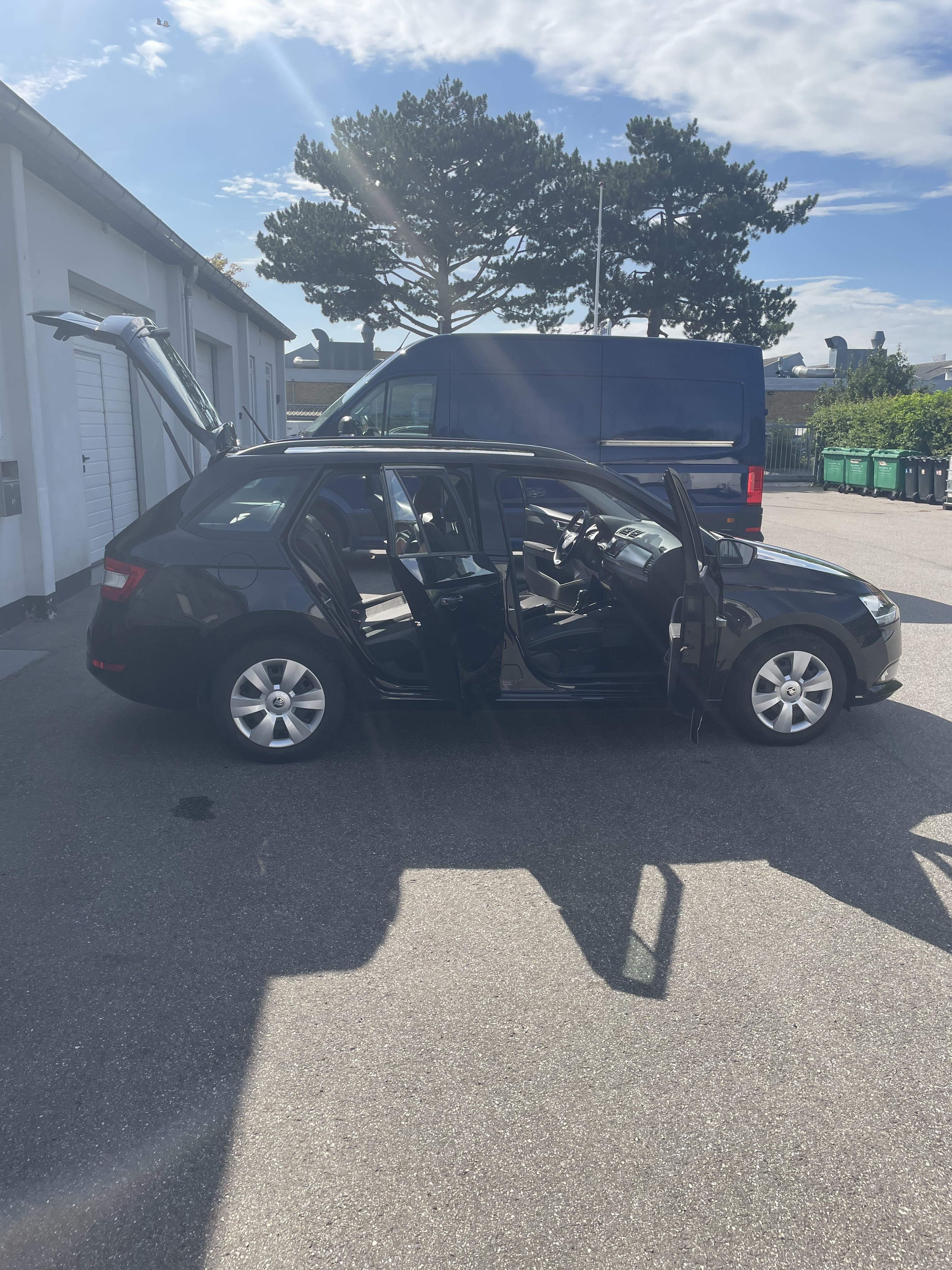 Sort Skoda Fabia fra 2021