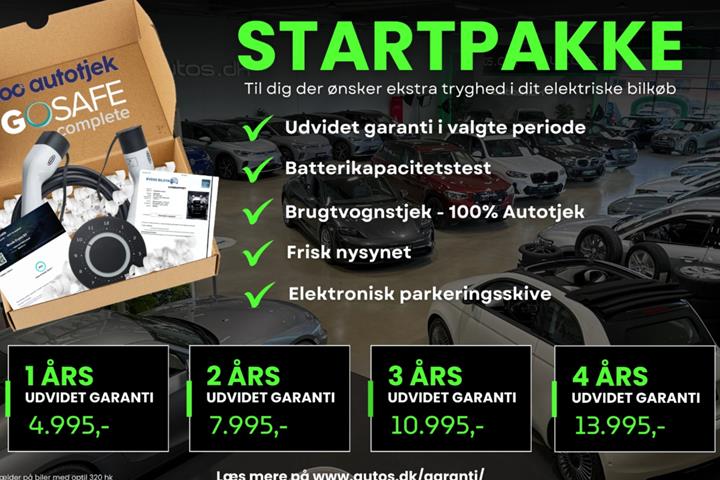 Blå Mini Cooper SE fra 2024