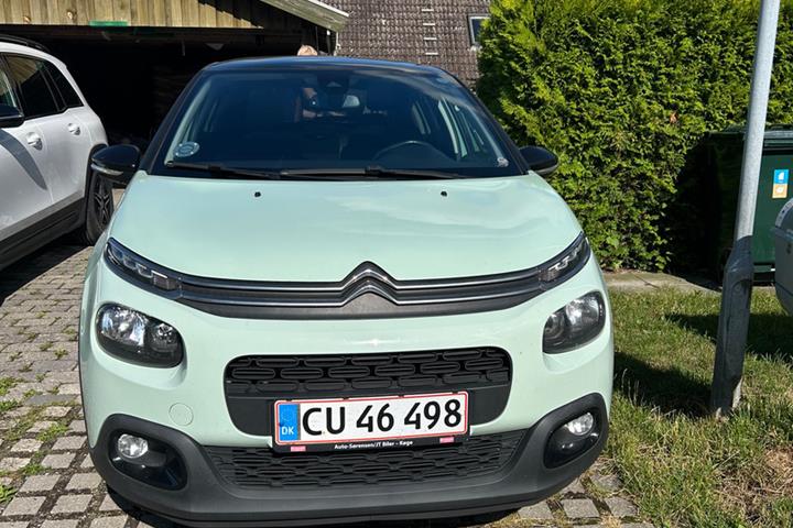 Grøn Citroën C3 fra 2019