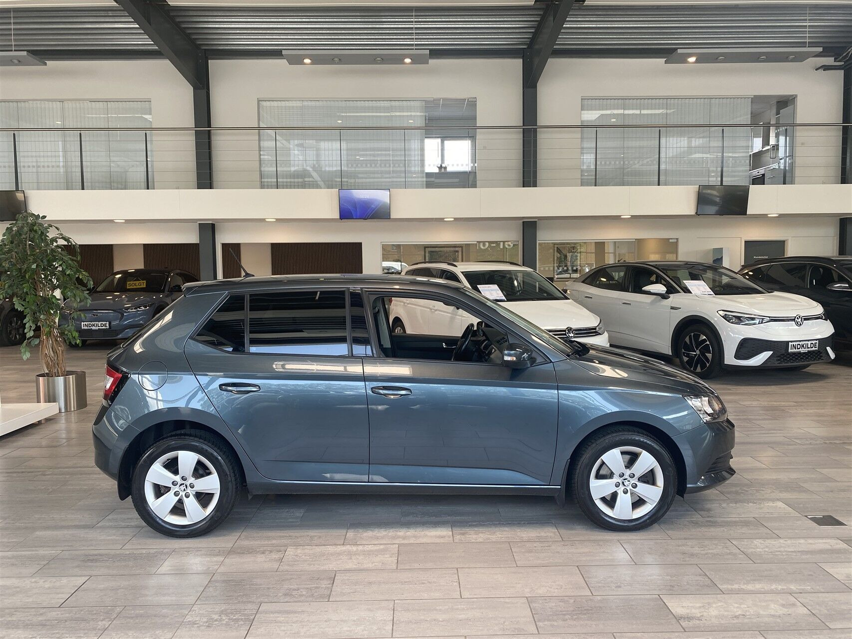 Sort Skoda Fabia fra 2017