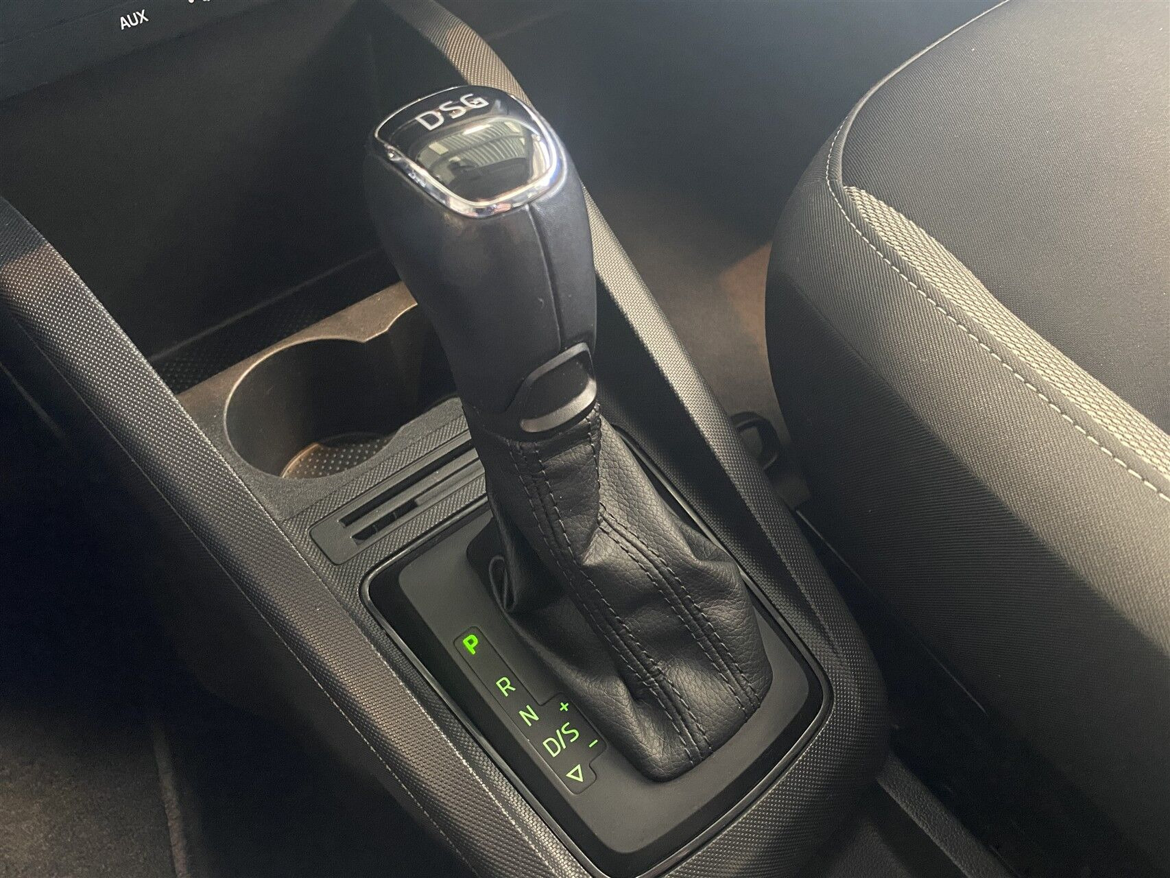 Sort Skoda Fabia fra 2017