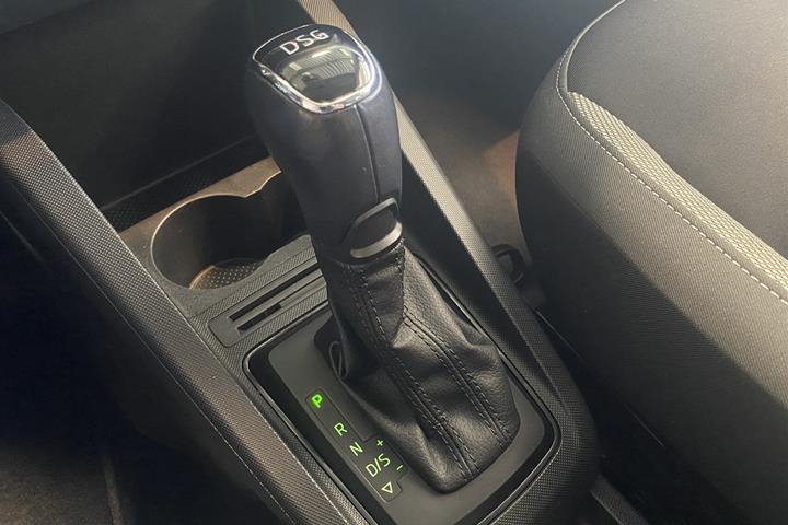 Sort Skoda Fabia fra 2017