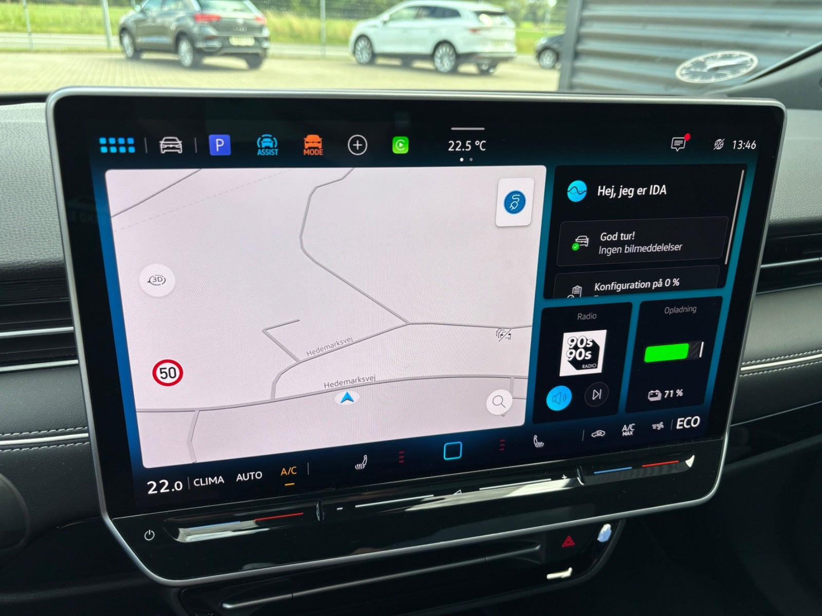 Blå VW ID.7 fra 2025